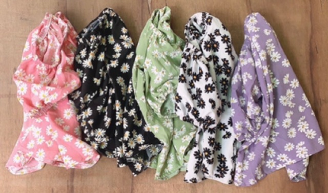 [Mã WASKT410K giảm 10K đơn 50K] ÁO TRỄ VAI HOA CÚC HOẠ MI / KÈM CHOCKER / BẸT VAI / MÙA HÈ | BigBuy360 - bigbuy360.vn