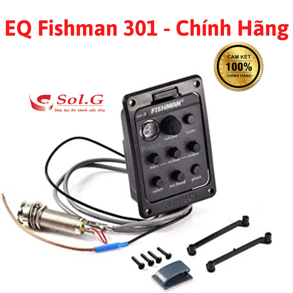 EQ Guitar Fishman 301 Chính Hãng - Nhập khẩu Châu Âu