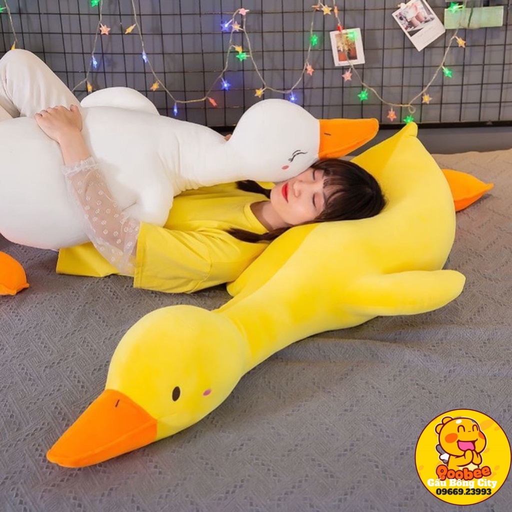 Gấu Bông Vịt Siêu To - Vịt Bông Biểu Cảm Cao Cấp Gấu Bông City