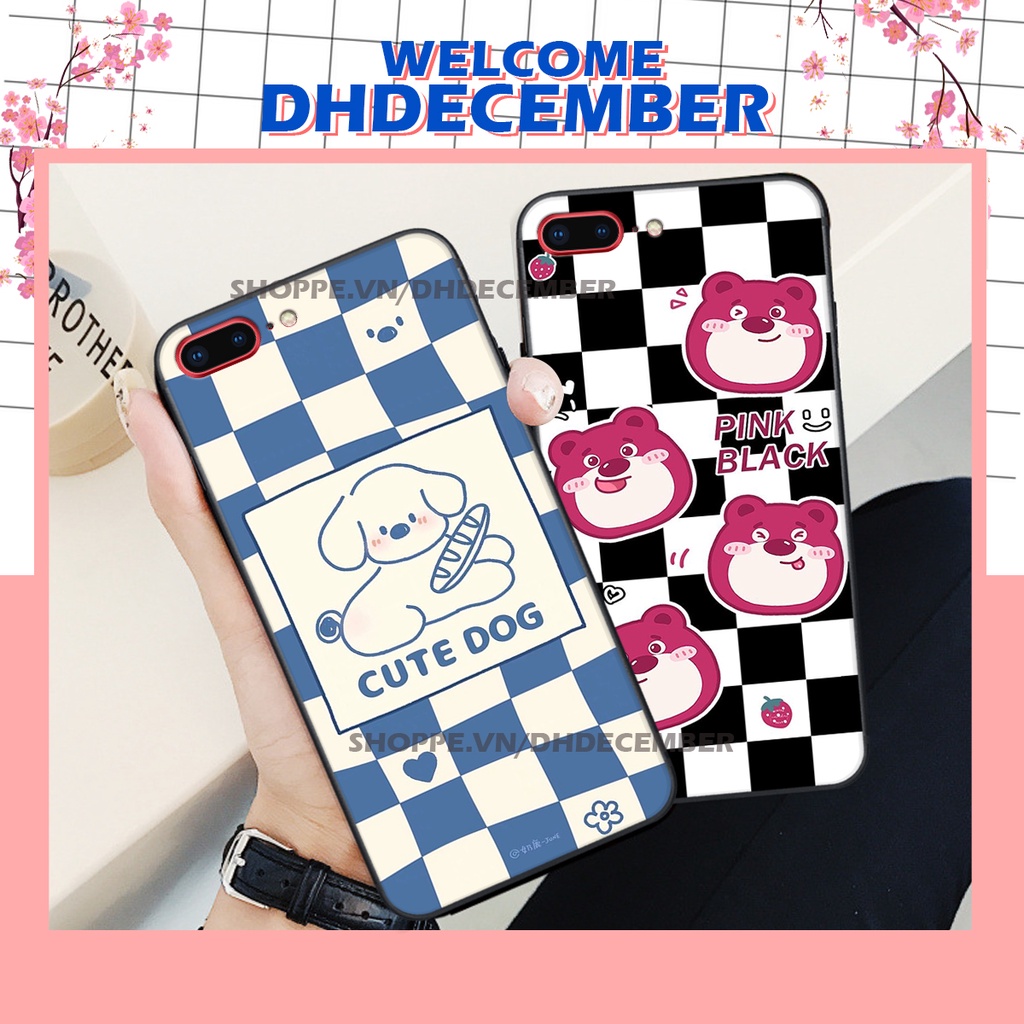 Ốp lưng iphone 7 PLUS / 8 PLUS in hình dễ thương- cute dog- n@sa RẺ-ĐẸP-CHẤT