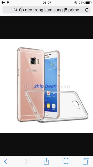 Combo: 2 Ốp j5 Prime dẻo trong
