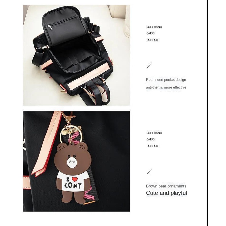 Ba Lô Vải Oxford Chống Thấm Nước Phong Cách Nhật Hàn Thời Trang Mùa Đông Mới 2022