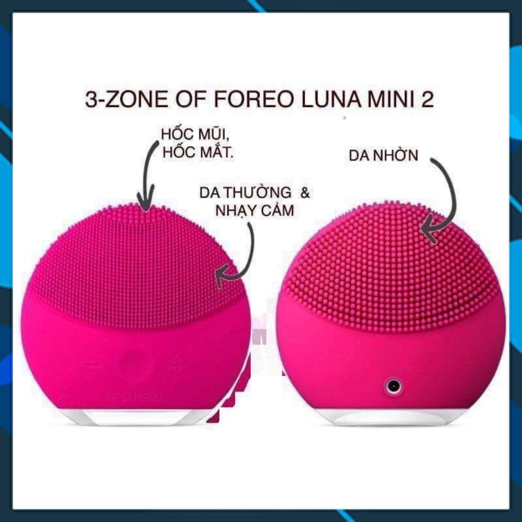 Máy rửa mặt FOREVER  sóng âm + MASSAGE đa năng 2in1 làm sạch sâu dưới da