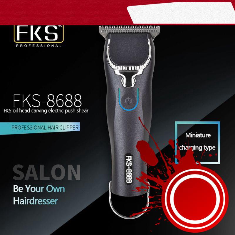 [Hàng mới về] Tông đơ cắt tóc FKS chạy bằng điện mini nhỏ gọn với 3 lược cắt dành cho namchạy