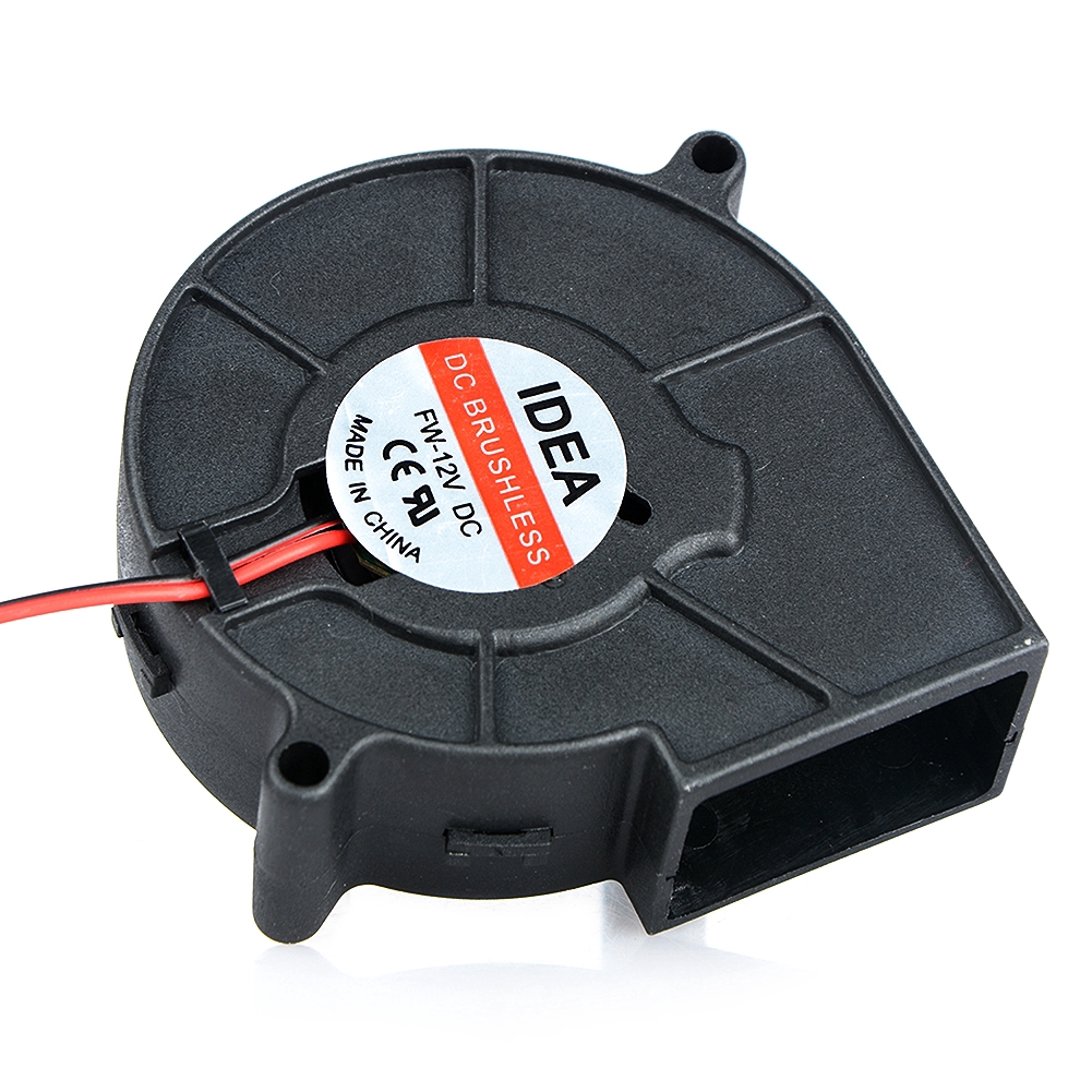 Quạt hút ly tâm 7530 75mm DC 12V 0.36A thông dụng