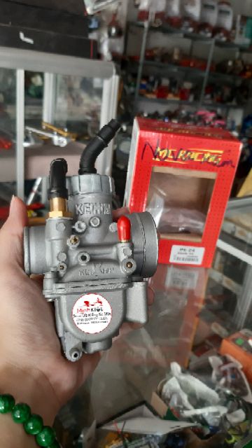 Bình xăng con Oko Nova xám họng 24mm kèm co xăng nhôm