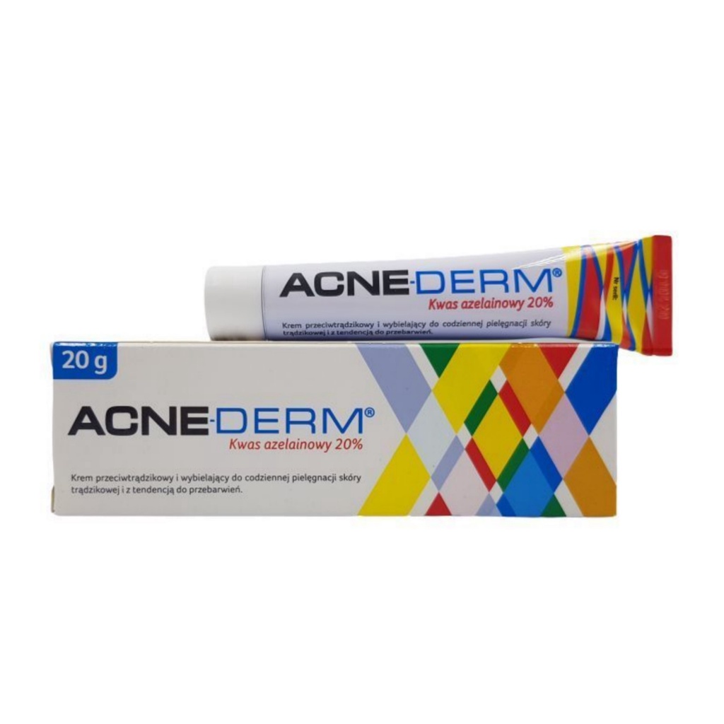 Kem Giảm Mụn Làm Trắng Da Acne-Derm Kwas Axit Azelaic 20 Acnederm 20g