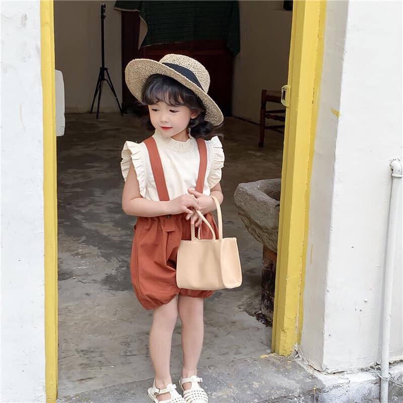 Set yếm cho bé siêu dễ thương cho bé, chất liệu mềm mịn, thoáng mát - Đồ bộ mùa hè cho bé