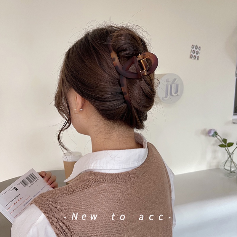 Kẹp Tóc Càng Cua Cỡ Lớn Chống Trượt Mùa Hè Hàn Quốc Cho Nữ