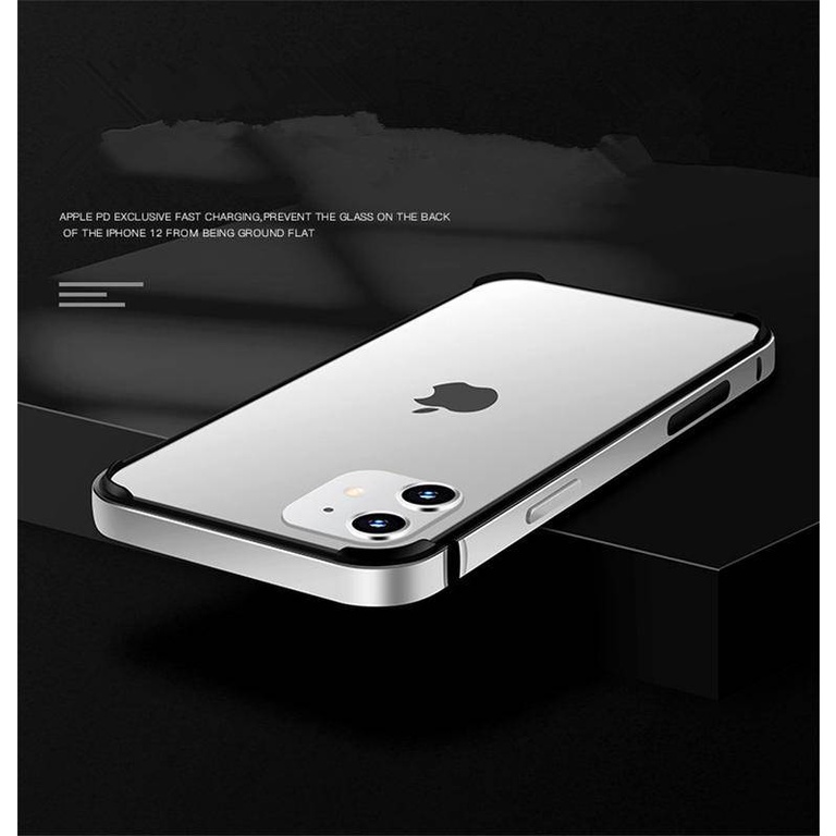 Vỏ khung bảo vệ điện thoại bằng silicon siêu mỏng viền nhôm thích hợp cho Iphone 13 Pro Max Mini 13pro Max