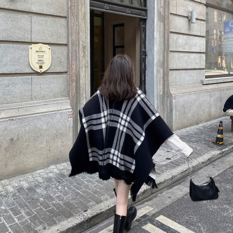 Áo dạ choàng phong cách Hàn Quốc xinh xẻo , cá tính | BigBuy360 - bigbuy360.vn