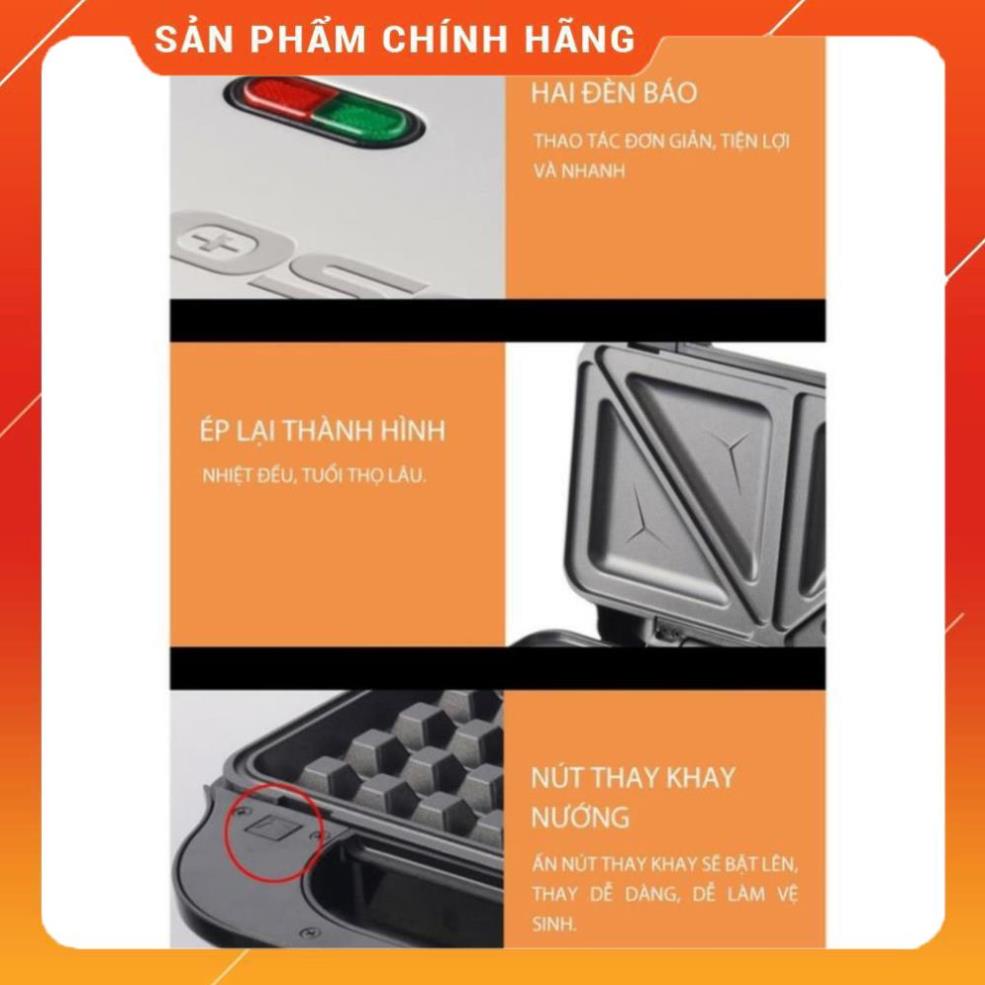 Kẹp Nướng Sanwich, Bánh mỳ kẹp, Bánh Waffe Tiross TS9655