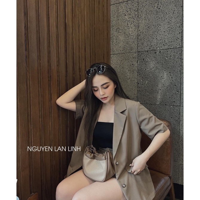 Set áo blazer kèm quần sóc loại 1 | BigBuy360 - bigbuy360.vn