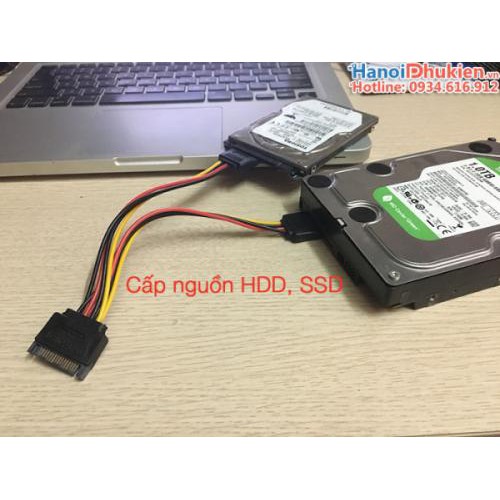 Cáp Chia Nguồn SATA 1 ra 2 - Dây Nguồn HDD Sata 1 Ra 2 - sata 1-2