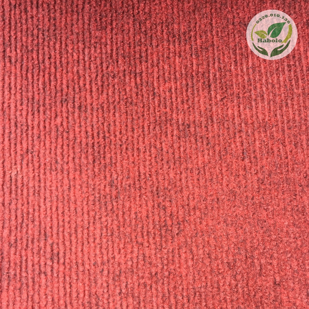 Thảm trải sàn - Thảm lót sàn bằng nỉ màu đỏ đô đủ kích thước và cắt theo yêu cầu.