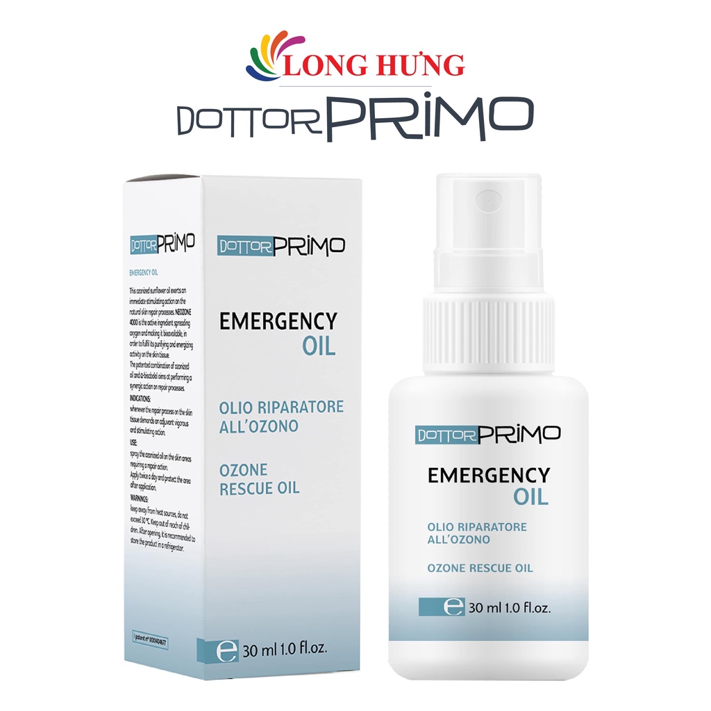 Chai xịt DottorPrimo Emergency Oil hỗ trợ làm lành vết thương (30ml)