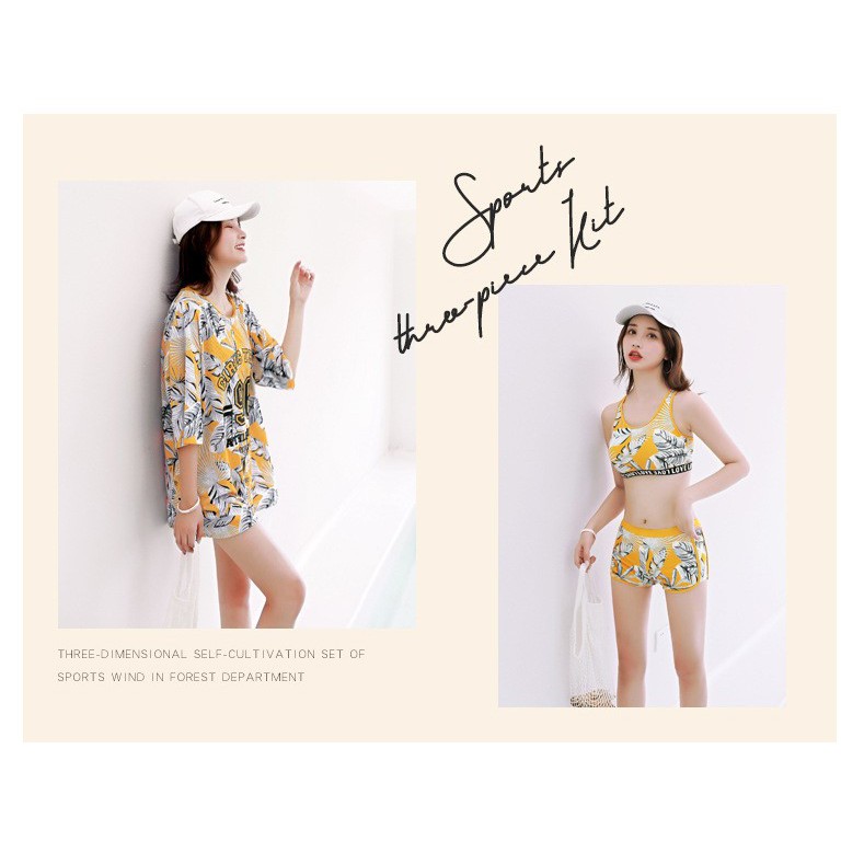 Áo tắm nữ dáng thể thao, đồ bơi năng động, bikini 3 chi tiết | BigBuy360 - bigbuy360.vn