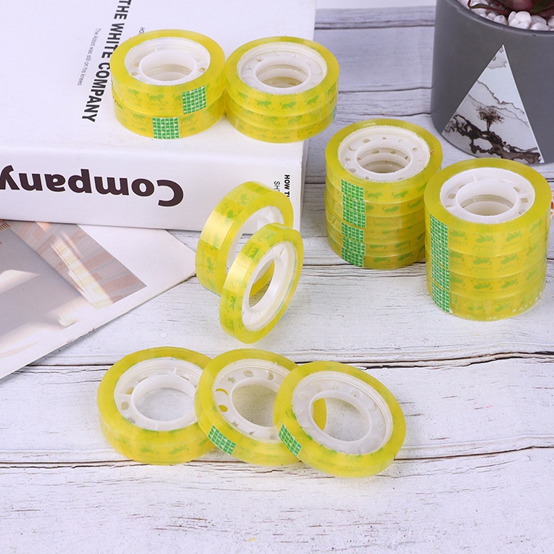 Băng Keo Trong Suốt Bóng 8mm Đa Năng Tiện Dụng Cho Học Sinh / Văn Phòng