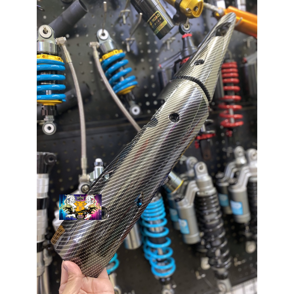 COMBO ỐP PÔ VÀ ĐÍT PÔ CACBON DÀNH CHO EXCITER150/ EX150