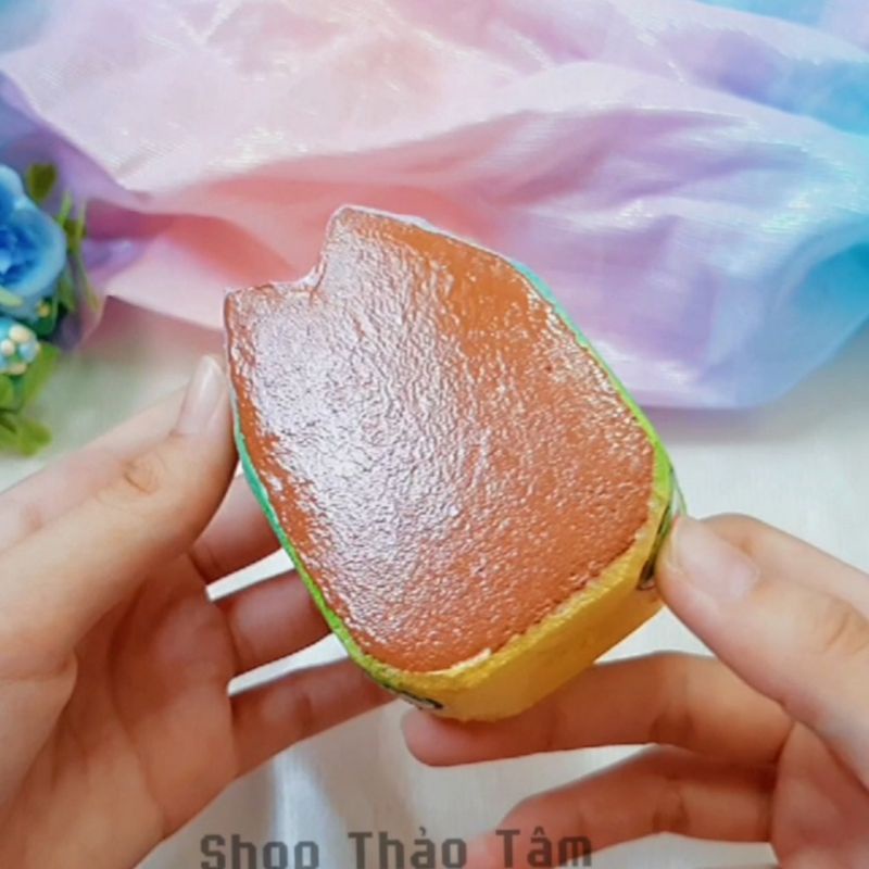 Squishy handmade mèo ôm dưa hấu [Shop Thảo Tâm]