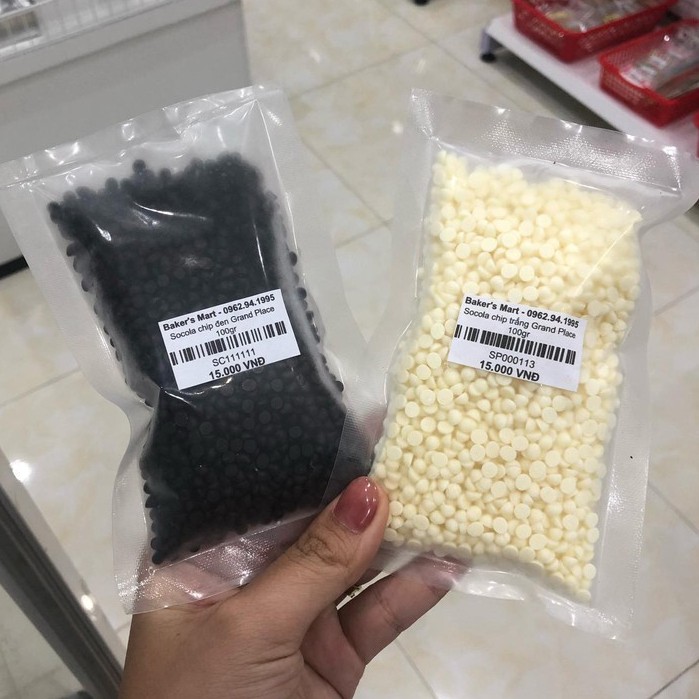 Socola Chip Đen / Trắng Grand-Place  200G