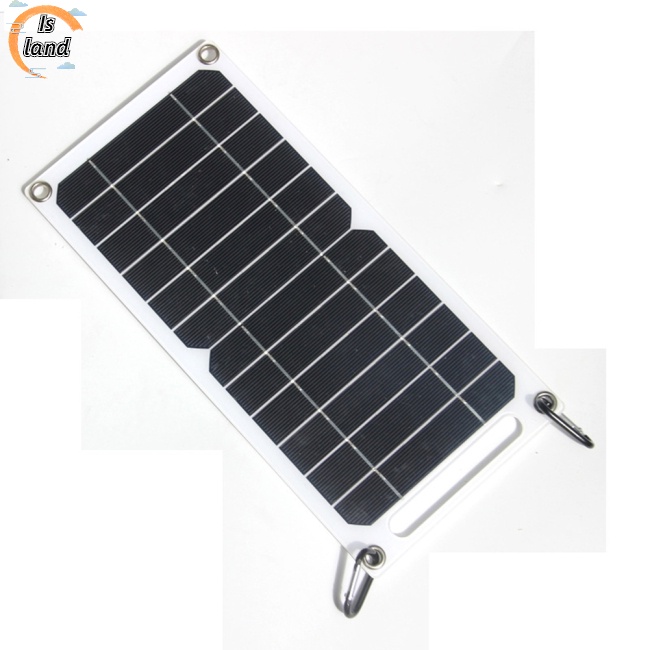 Tấm Sạc Pin Năng Lượng Mặt Trời 6w 5v Cổng Usb Linh Hoạt Tiện Dụng Mang Theo Du Lịch / Cắm Trại