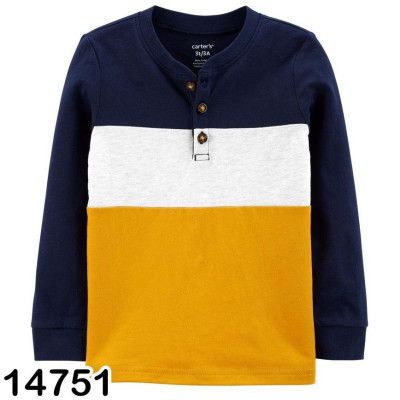 Áo thun tay dài Carter xuất xịn cho bé trai 4-45kg - BIGBABYSHOP