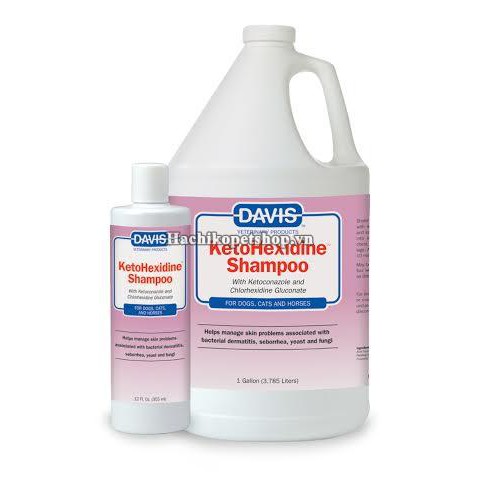 DẦU TẮM TRỊ VIÊM DA DAVIS KETOHEXIDINE SHAMPOO