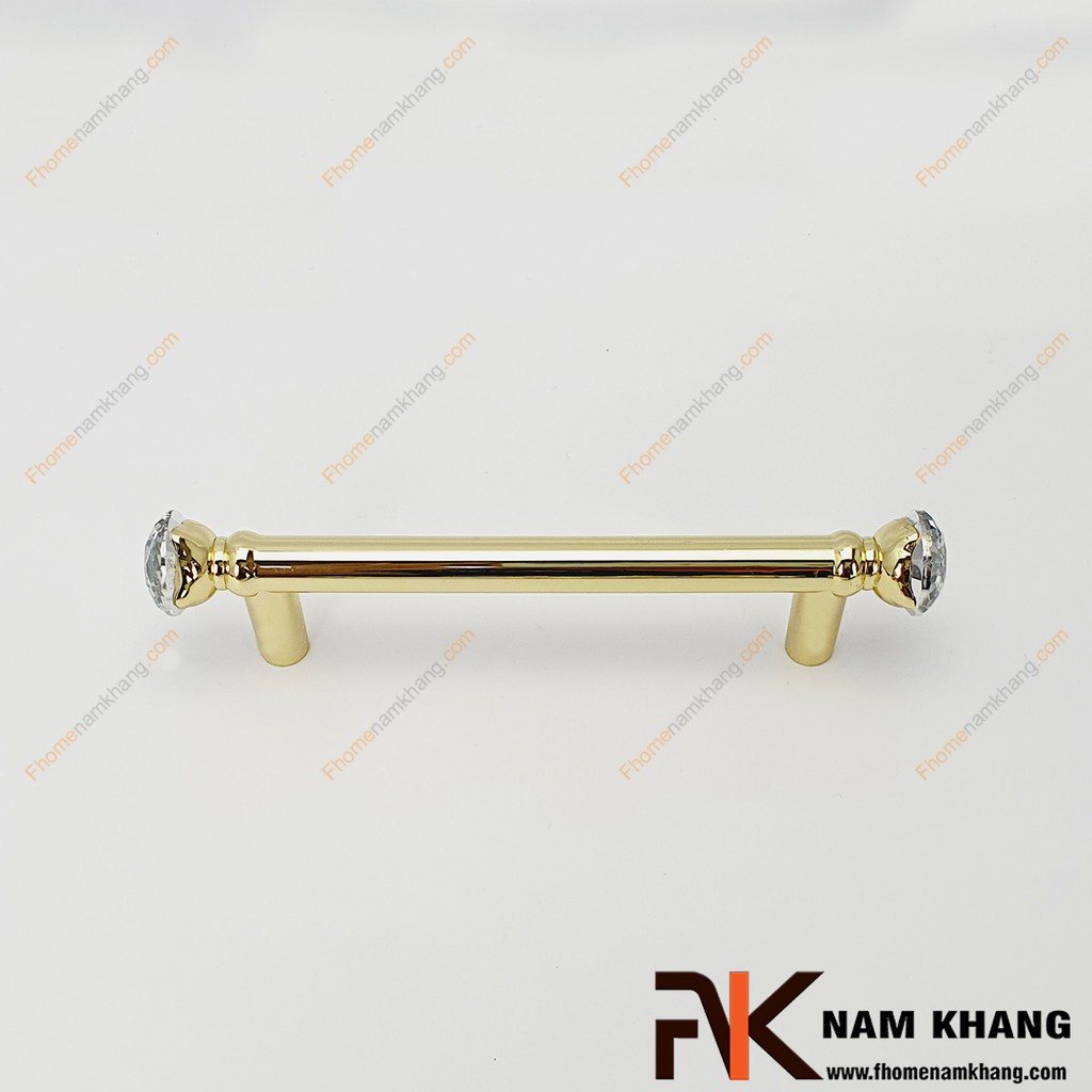 Tay nắm cửa tủ kết hợp đá pha lê NK439-VTD