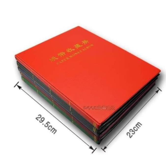 [TRỢ GIÁ] Album Đựng Tiền Giấy 20 Phơi 3 ngăn trong suốt PCCB (chứa được tối đa 60 tờ tiền)