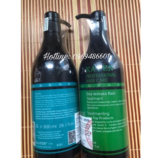 Dầu cặp xả gội kafen 800ml chính hãng 100%