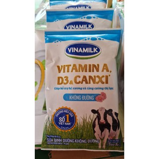 Combo 5 SỮA TƯƠI TIỆT TRÙNG KHÔNG ĐƯỜNG BỊCH 220ML
