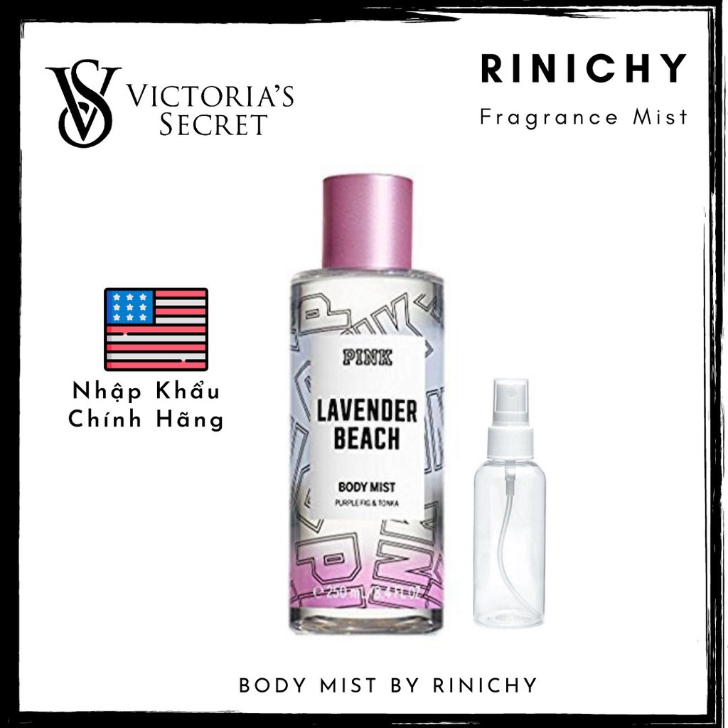 [New] Xịt thơm Victoria’s Secret Pink Lavender Beach | Thế Giới Skin Care