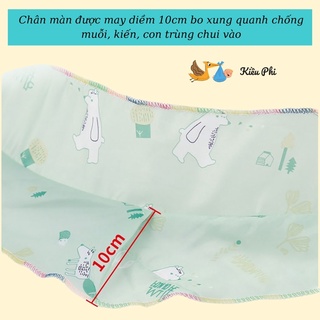 Màn chụp gấp gọn cho bé sơ sinh -  Mùng chụp xếp chống muỗi cho trẻ em, bé lớn an toàn tuyệt đối