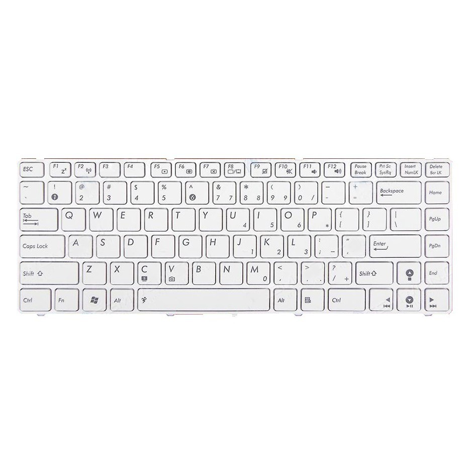 BÀN PHÍM LAPTOP ASUS K43 ❤️FREESHIP❤️ K43E K43S X42 X43 X43S X44H K42 A42 K42F X45C TRẮNG