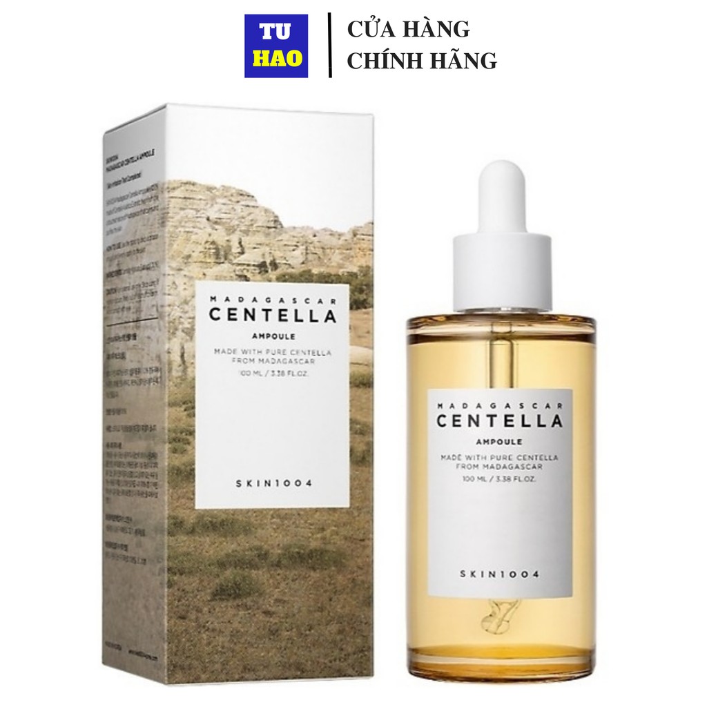 Tinh Chất Rau Má Giảm Mụn, Dưỡng Trắng Da và Phục Hồi Da Skin1004 Madagascar Centella Asiatica Ampoule 100ml