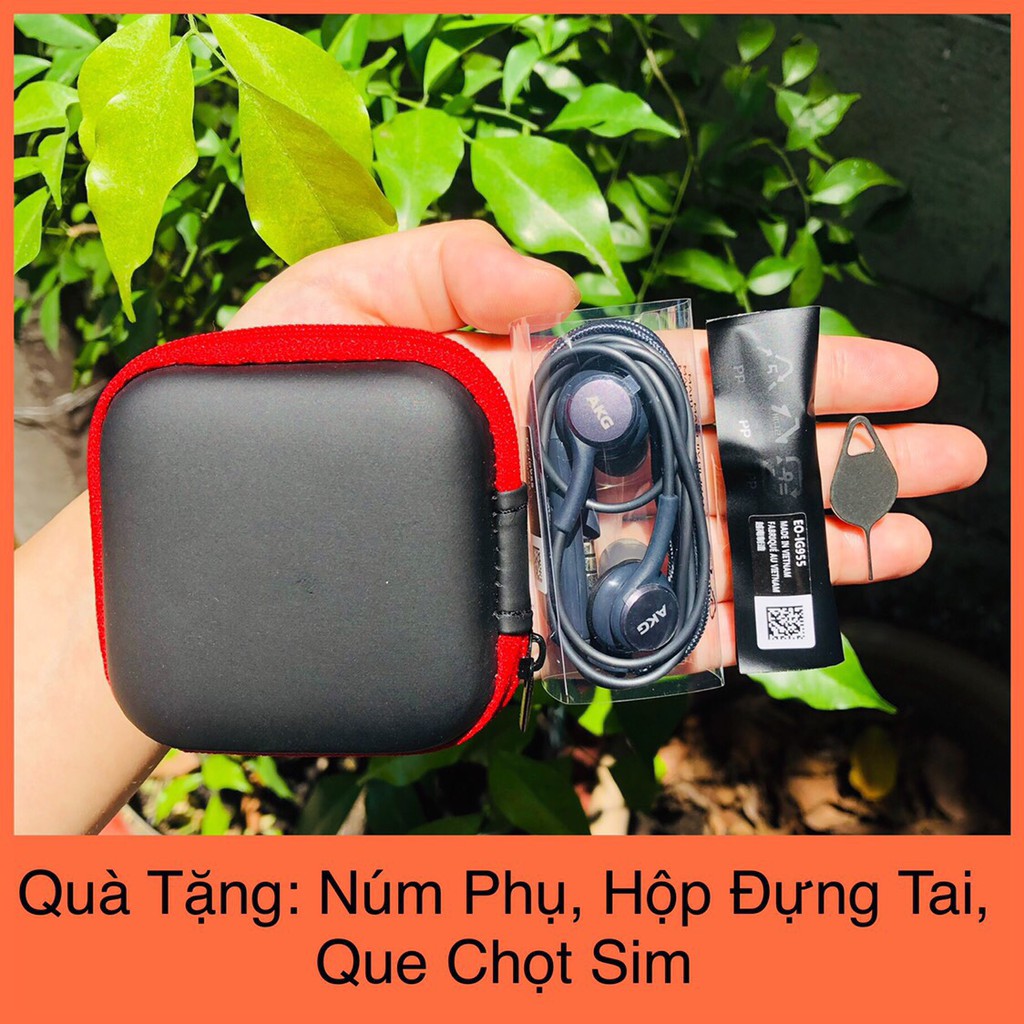 [Chính Hãng] Tai Nghe Samsung AKG S8/NOTE8 BÓC MÁY 100% - TẶNG KÈM HỘP ĐỰNG + NÚM PHỤ+ QUE CHỌT SIM S9