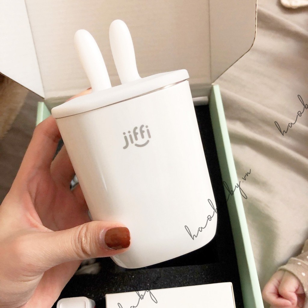 Máy hâm sữa di động cầm tay cho bé Jiffi 3.0, ủ bình sữa thông minh 4 mức nhiệt độ
