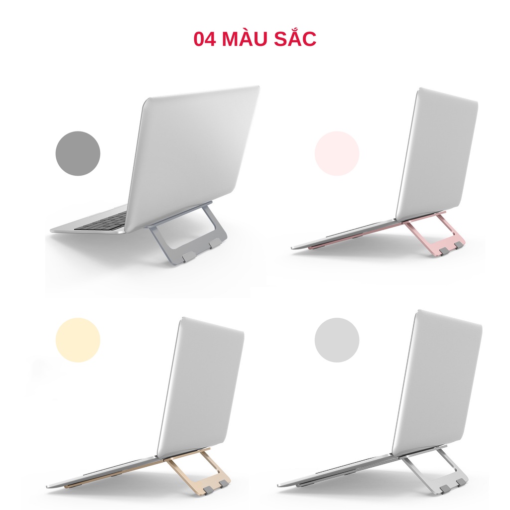 Giá Đỡ Để Bàn Dành Cho Laptop, Macbook, Máy Tính Xách Tay Chất Liệu Hợp Kim Nhôm Cao Cấp - Hàng Chính Hãng Tamayoko