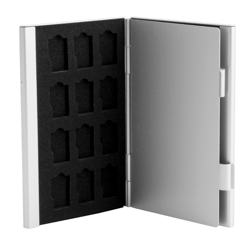 Hộp nhôm đựng thẻ nhớ TF Micro SD 24