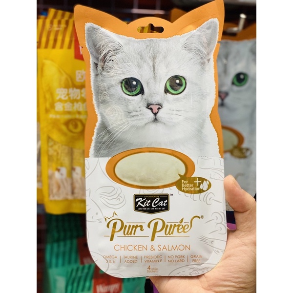 Súp thưởng 5 thanh PURR PUREE giàu dinh dưỡng cho mèo