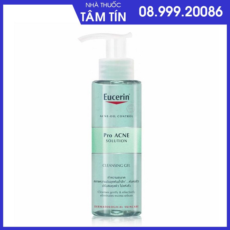 Eucerin Pro Acne Solution Toner cho Da Mụn - Nước Hoa Hồng Eucerin Proacne Cân Bằng Cho Da Dầu Mụn