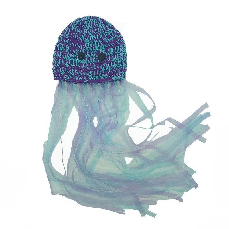 Mũ Len Hình Bạch Tuộc Dễ Thương Cho Bé Chụp Ảnh