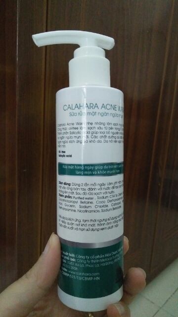 Sữa rửa mặt Calahara Acne Wash | BigBuy360 - bigbuy360.vn