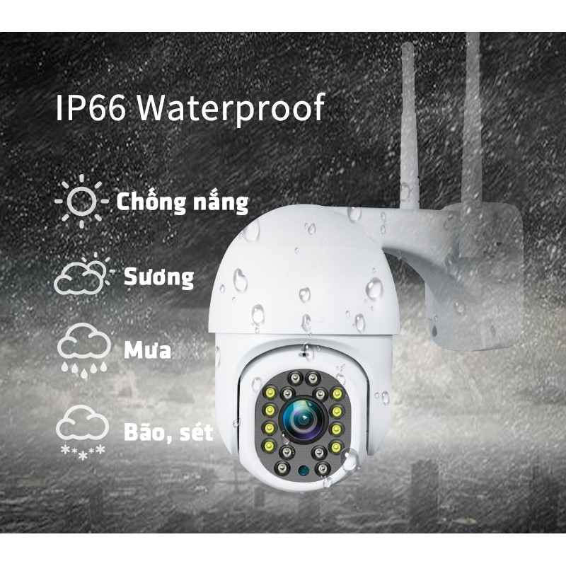 Camera Yoosee Ngoài Trời 3.0 MPx ,Cảnh báo Chống Trộm,Đàm thoại 2 chiều - Tặng Thẻ nhớ 16GB - BH 24 Tháng