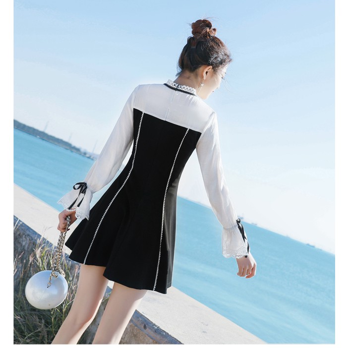 (HÀNG THU MỚI VỀ)Đầm thun lụa quảng châu cao cấp_tay nơ bèo nũ tính_kèm ảnh thật | BigBuy360 - bigbuy360.vn