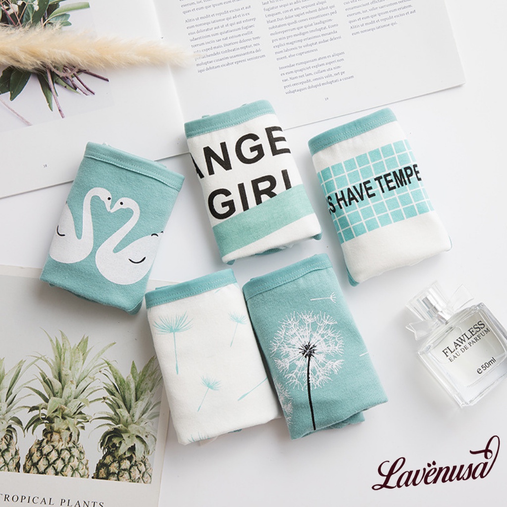Quần lót cotton cao cấp kháng khuẩn thoáng khí dành cho nữ LAVENUSA QL55