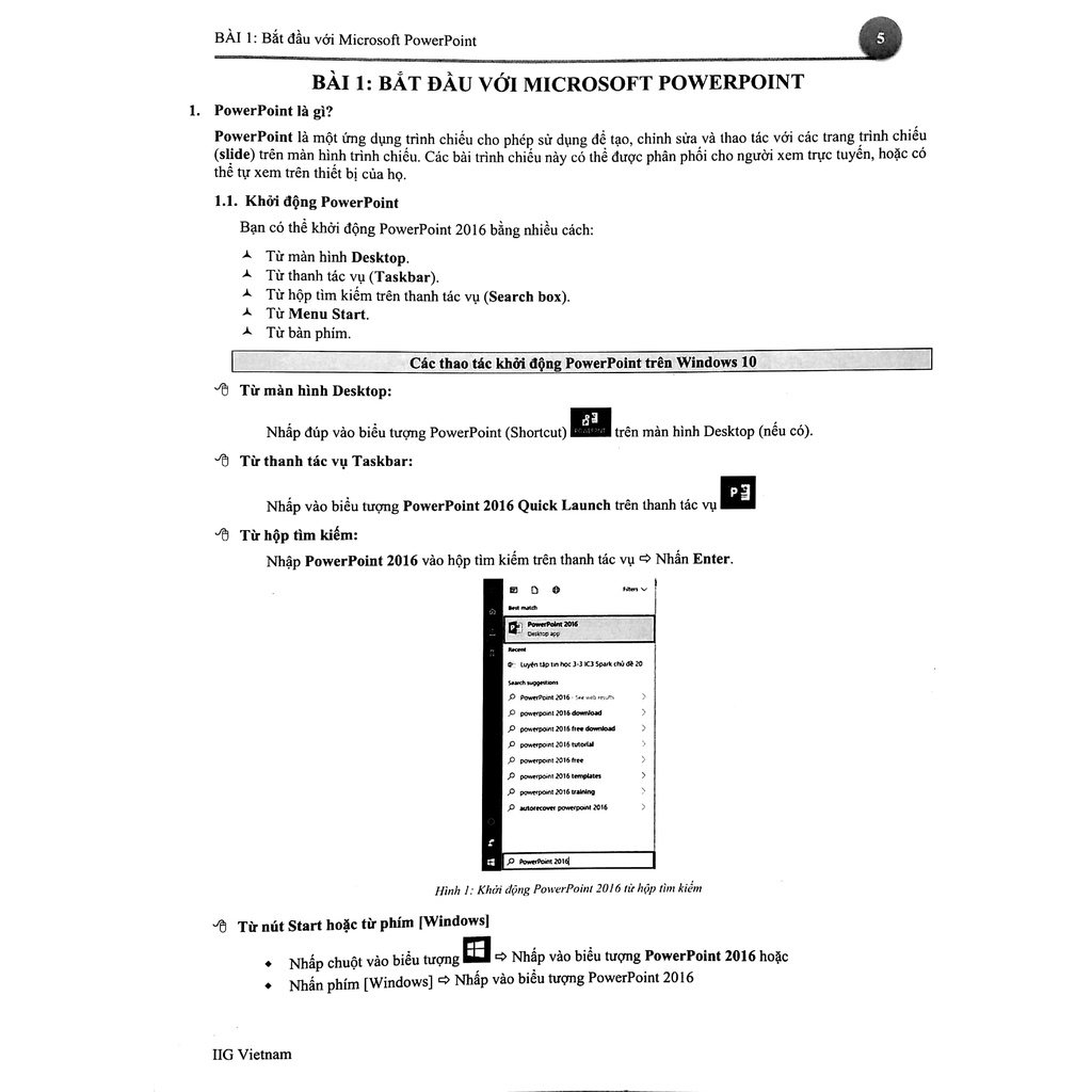 Sách Microsoft Office Powerpoint 2016