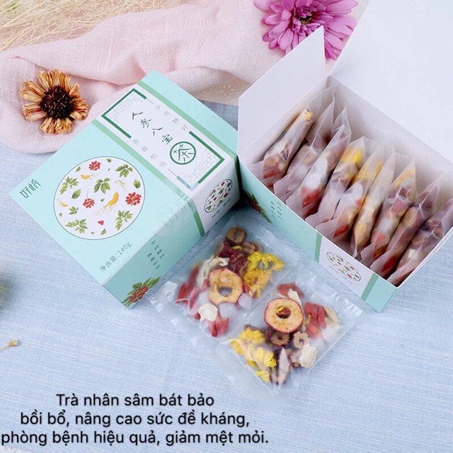 Trà nhân sâm bát bảo 10 gói 140gr | BigBuy360 - bigbuy360.vn