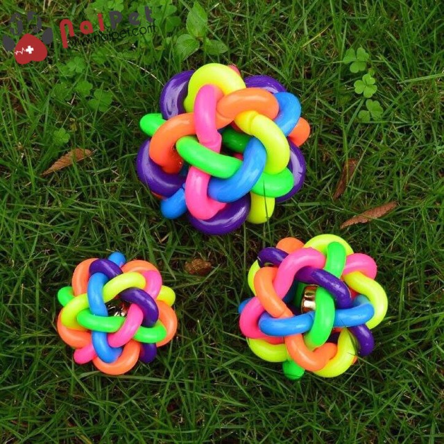 🌈🌈 BÓNG ĐỒ CHƠI CHO CHÓ MÈO SIZE TO 5cm🍎🍏